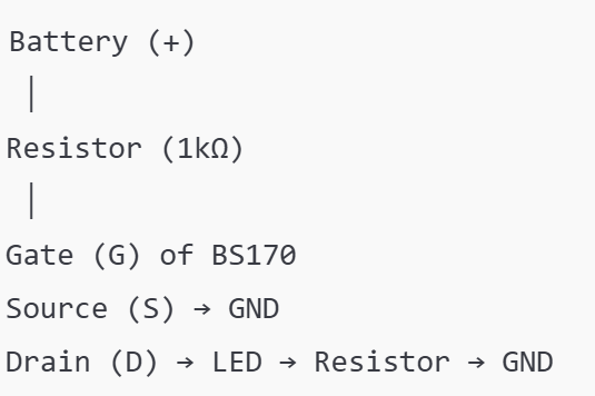 Bs170 Example Discover the vast possibilities of the BS170 - DRex Electronics