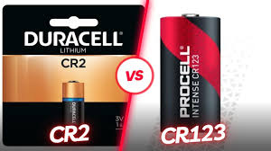 CR2 vs CR123 Choose the right battery for your needs
